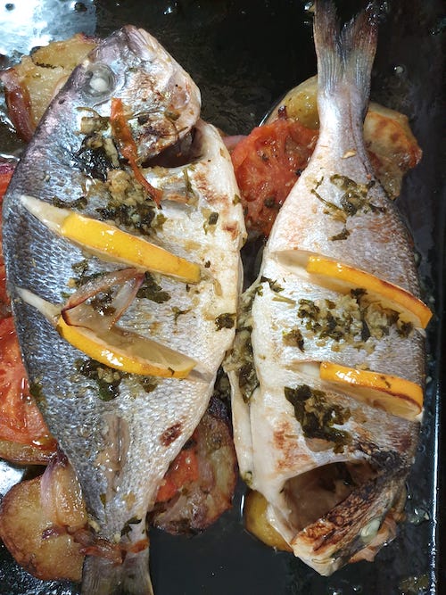 dorada horno